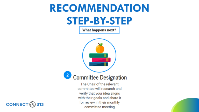 CONNECT 313 - Recommendation Step 2